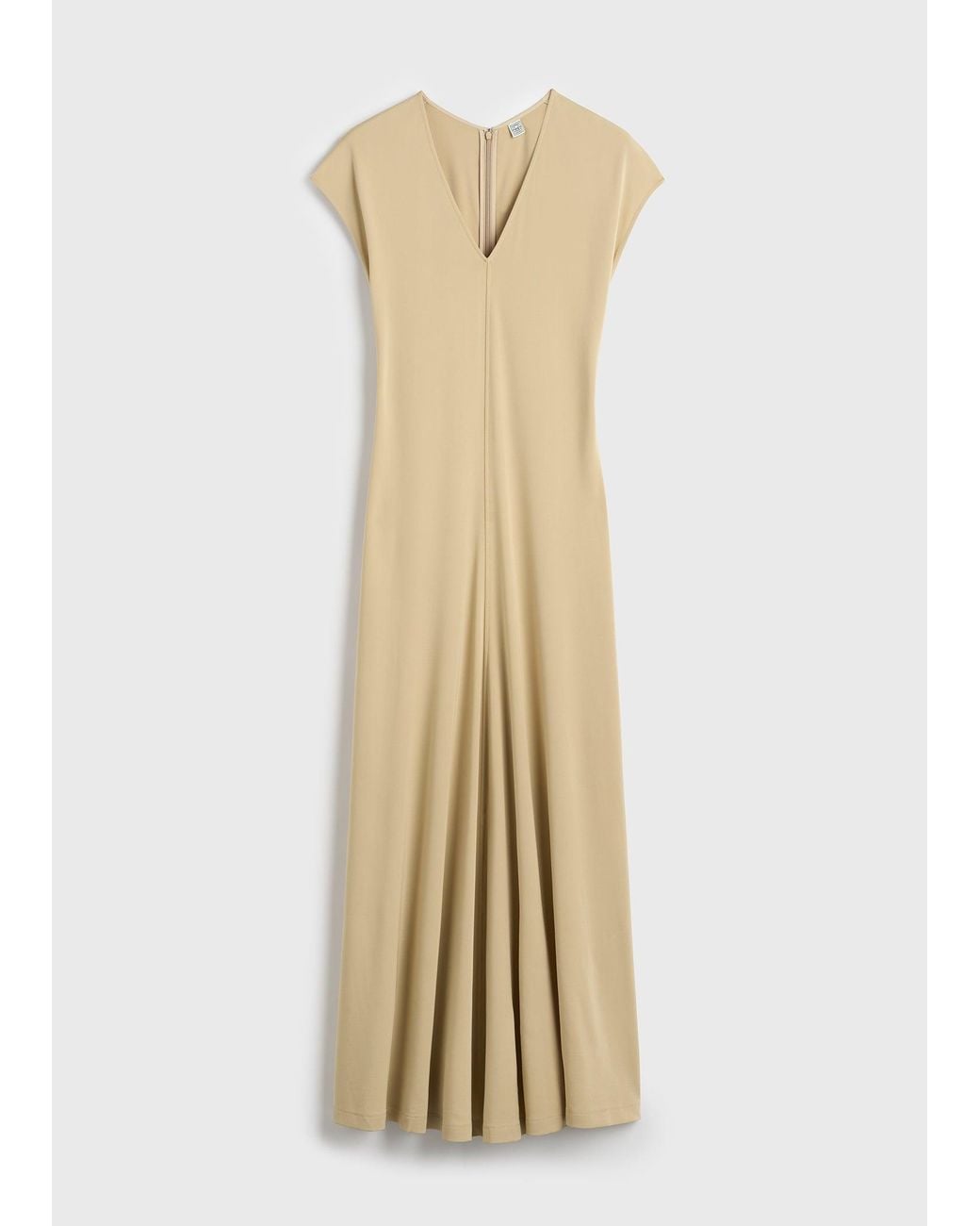 Totême  Natural V-Neck Jersey Dress
