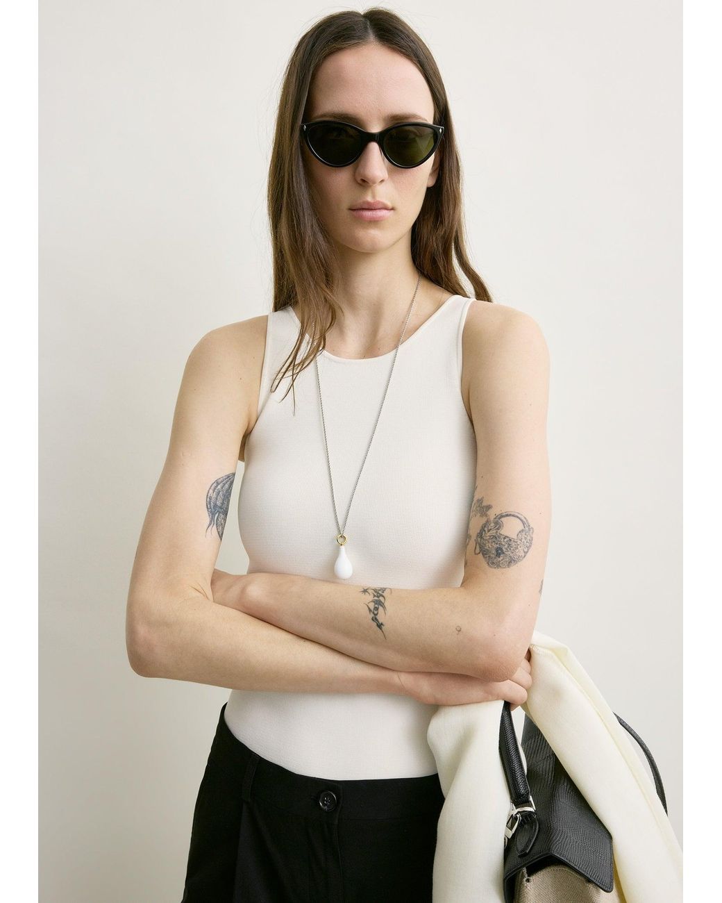 Totême Natural Classic Compact Knit Tank