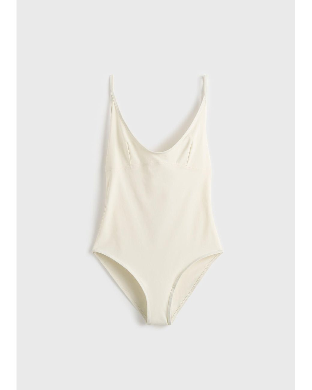Totême White Scoop Swimsuit