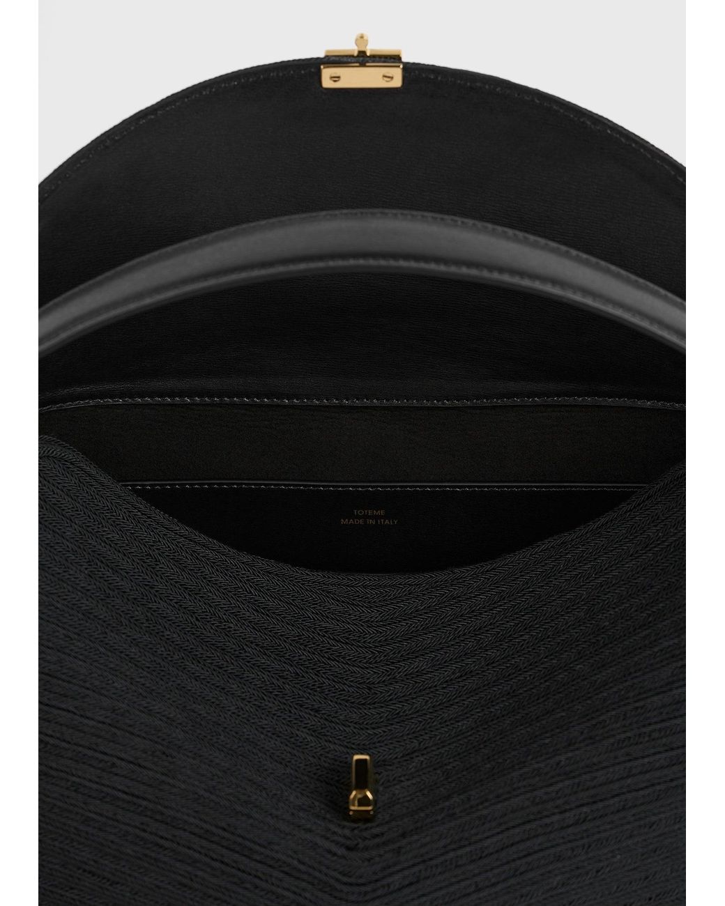 Totême Black T-Lock Rope Top Handle
