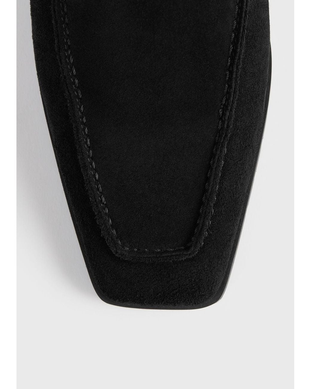 Totême Black Loafer Boots