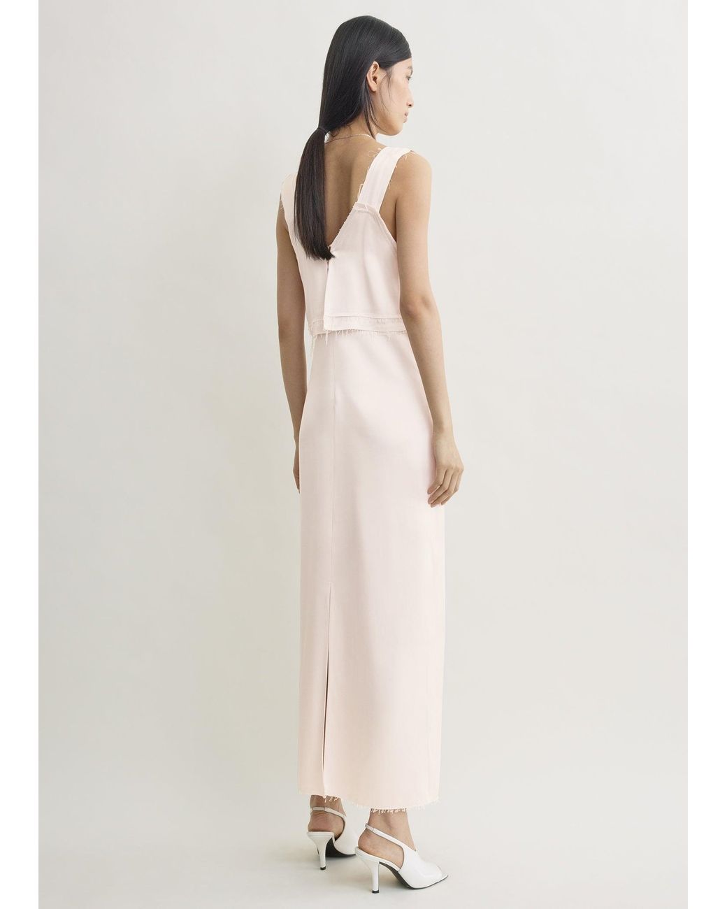 Totême  Natural V-Neck Slip Dress