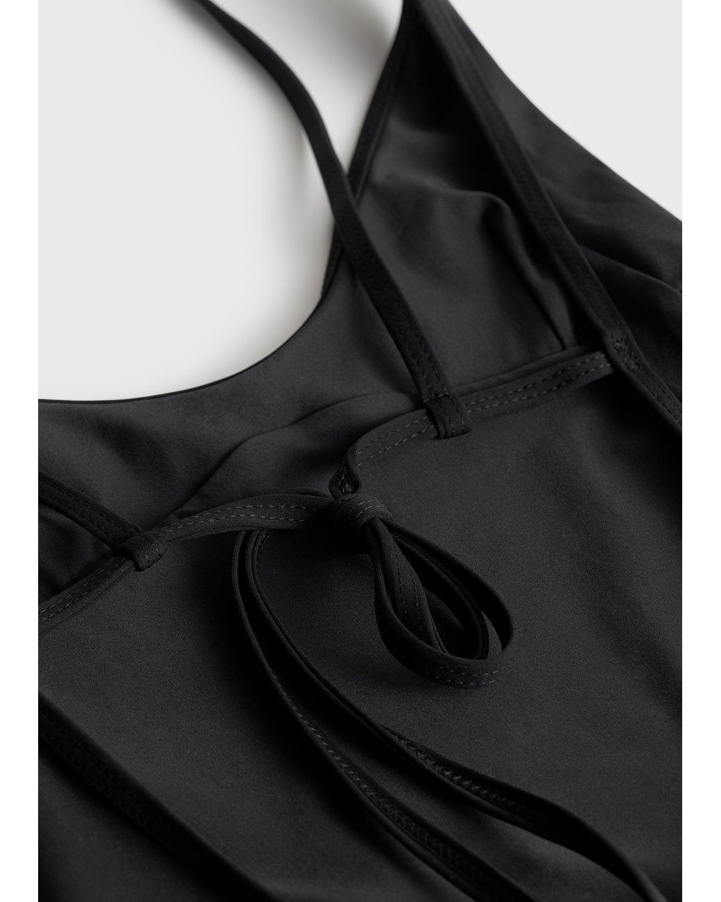 Totême Black Scoop Swimsuit