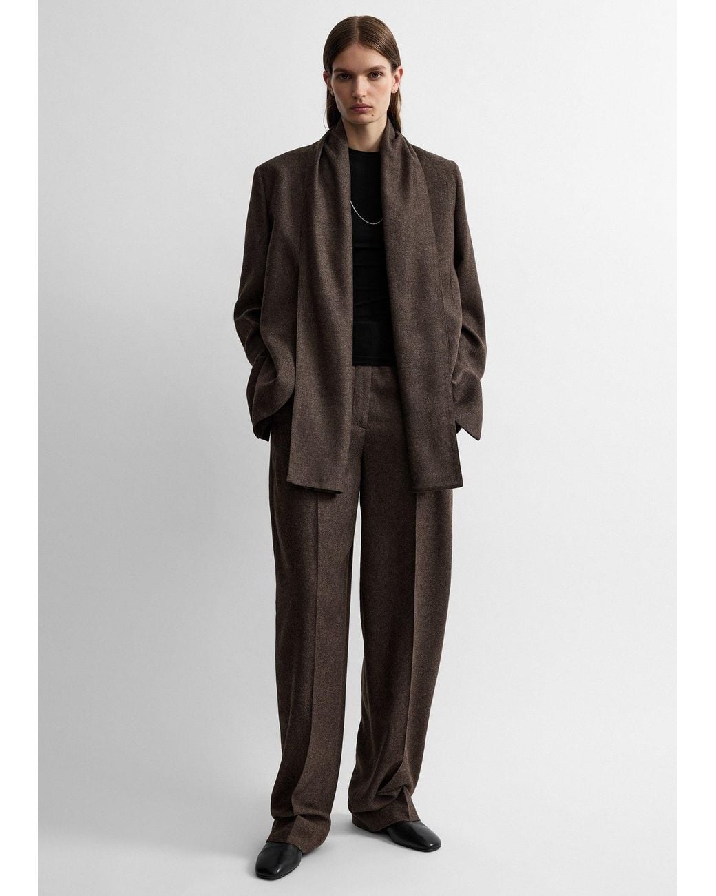 Totême Multicolor Scarf Lapel Blazer