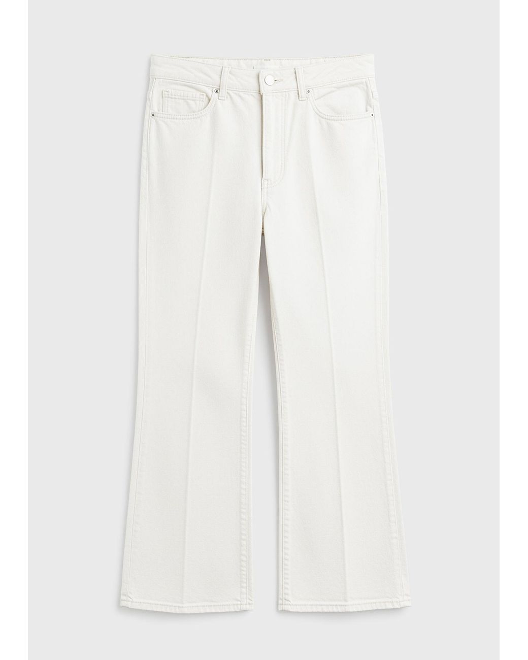 Totême White Kick Flare Denim