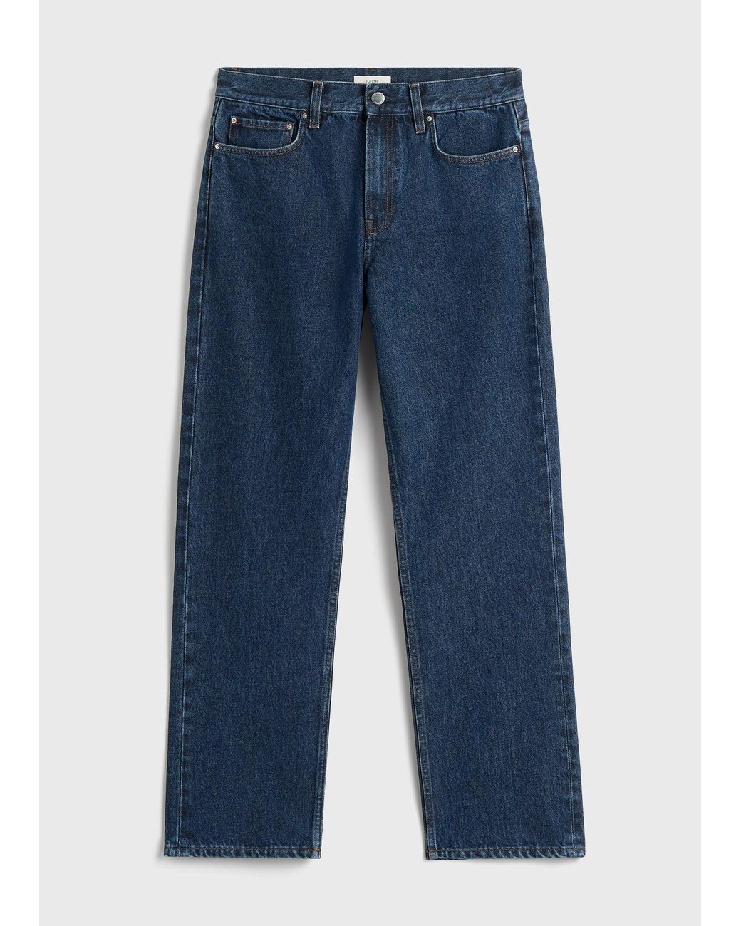 Totême Blue Low Straight Denim
