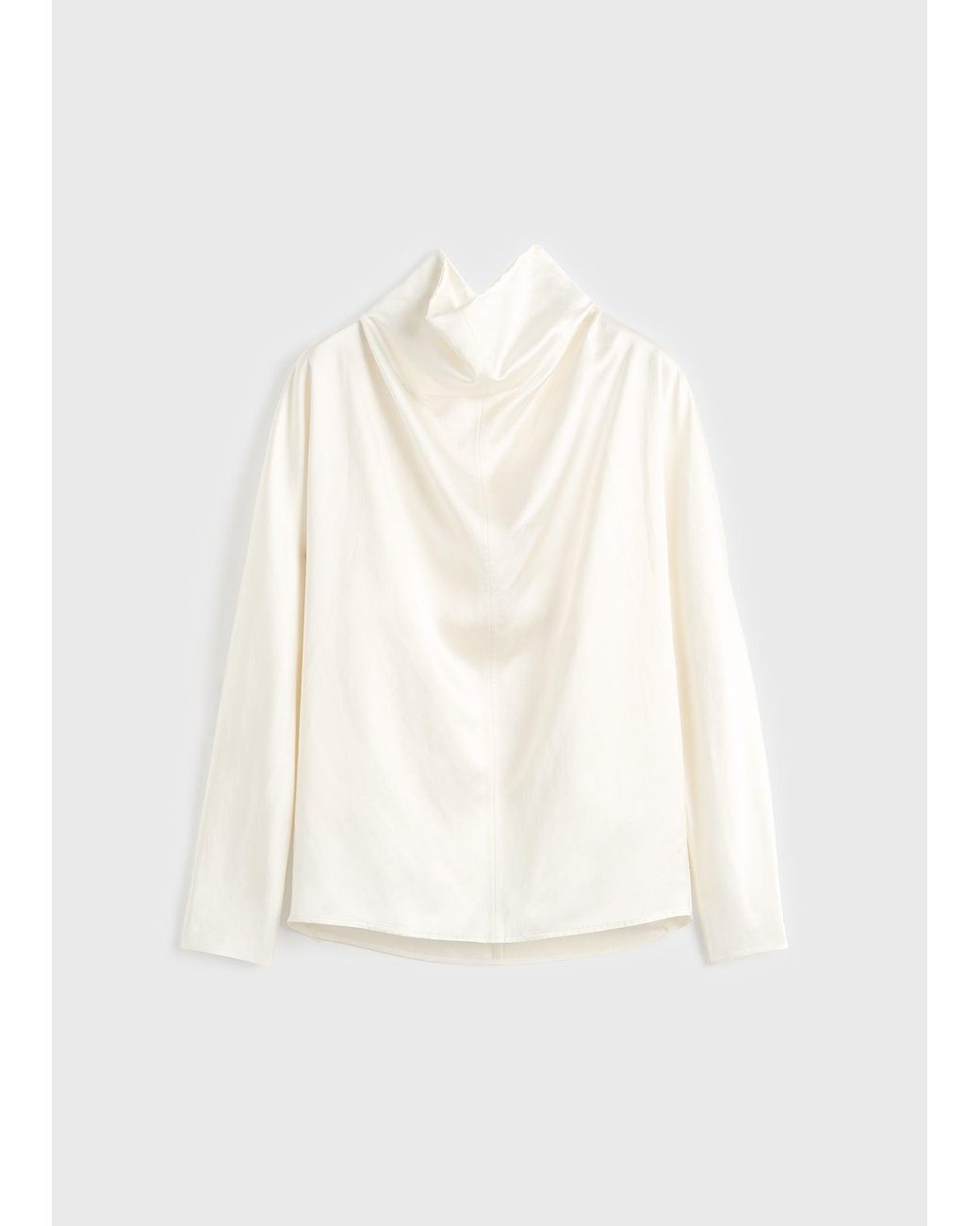 Totême Natural Cowl Neck Blouse