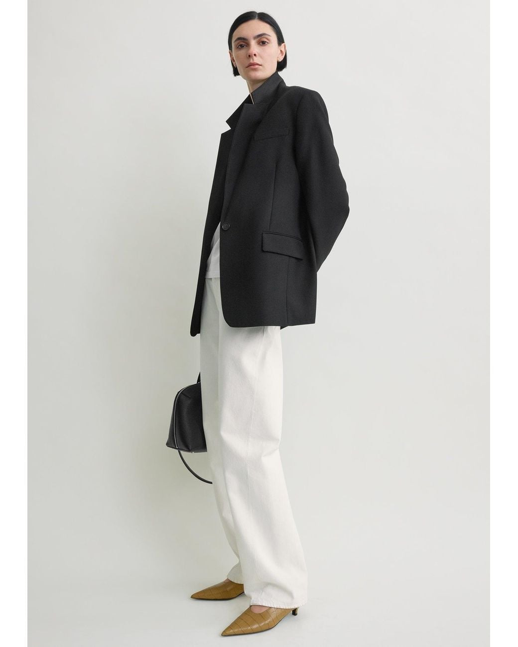 Totême White Tailored Blazer