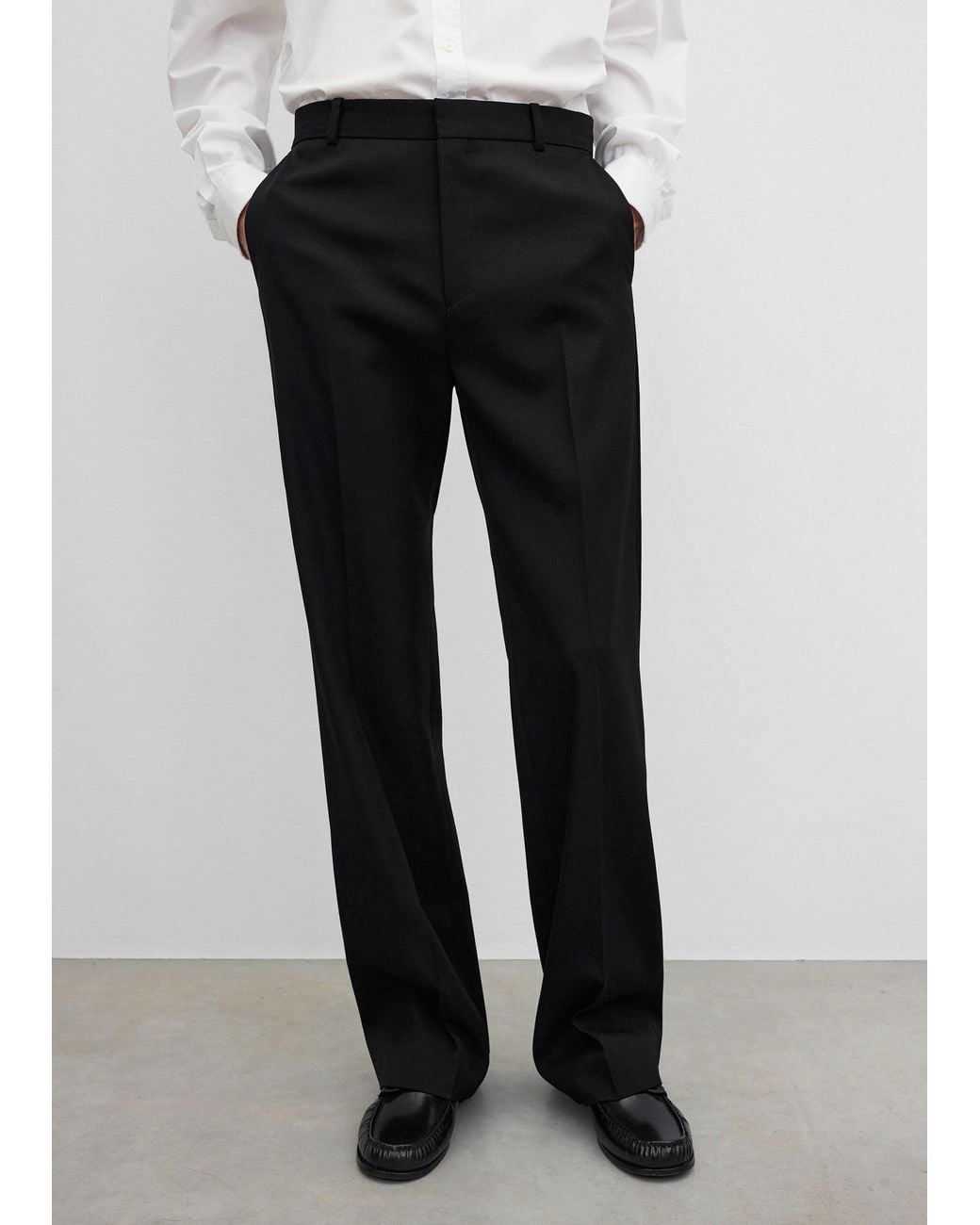 Totême White Relaxed Trousers