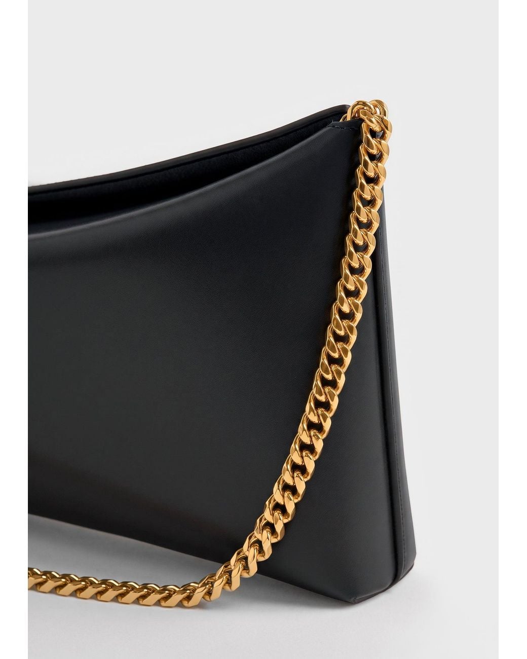 Totême Black Big T-Lock Leather Slim