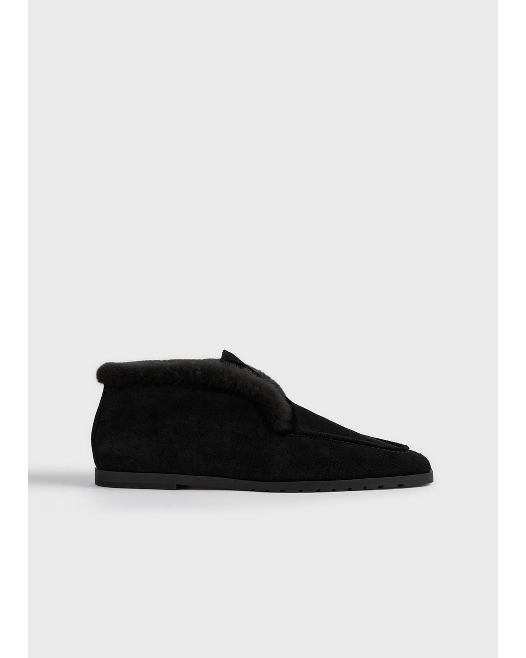 Totême Black Loafer Boots