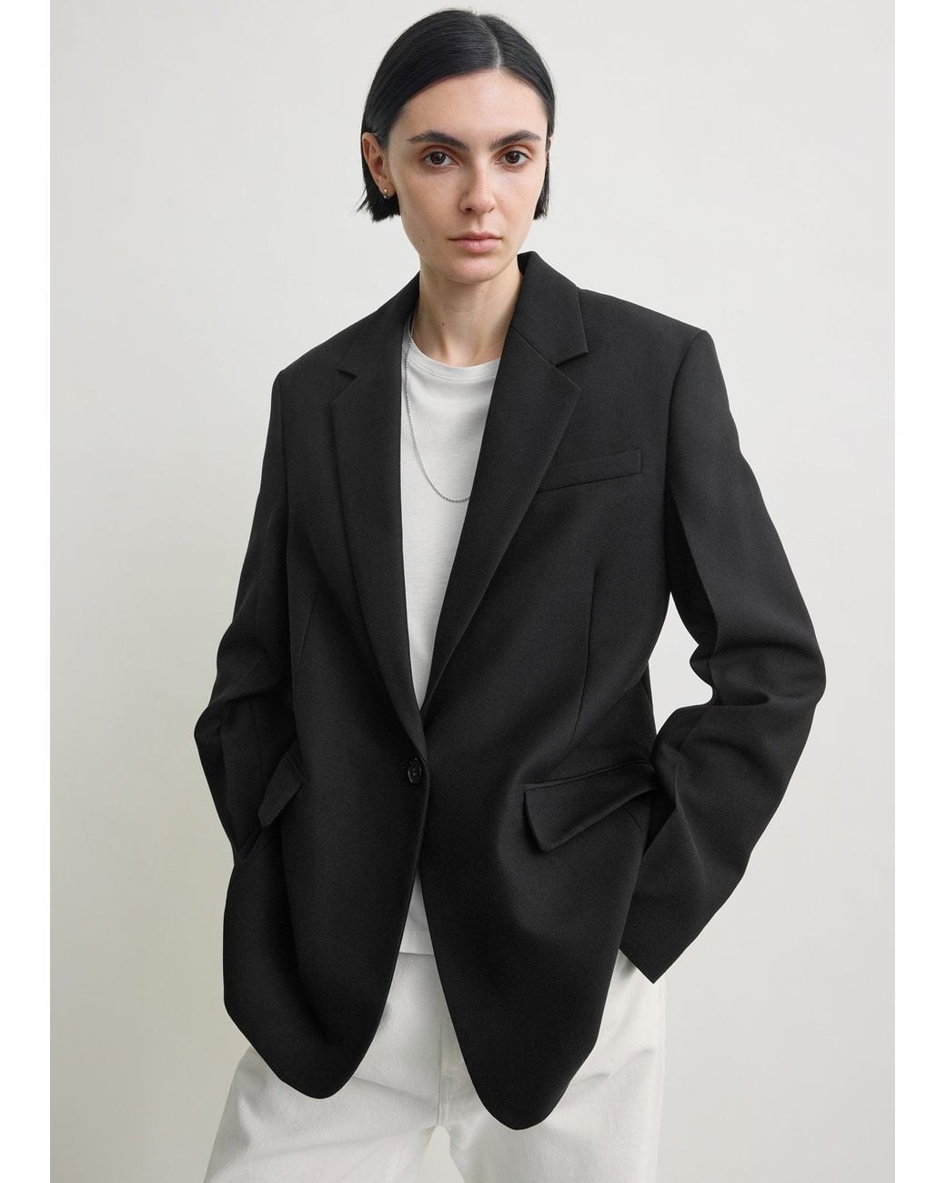 Totême White Tailored Blazer