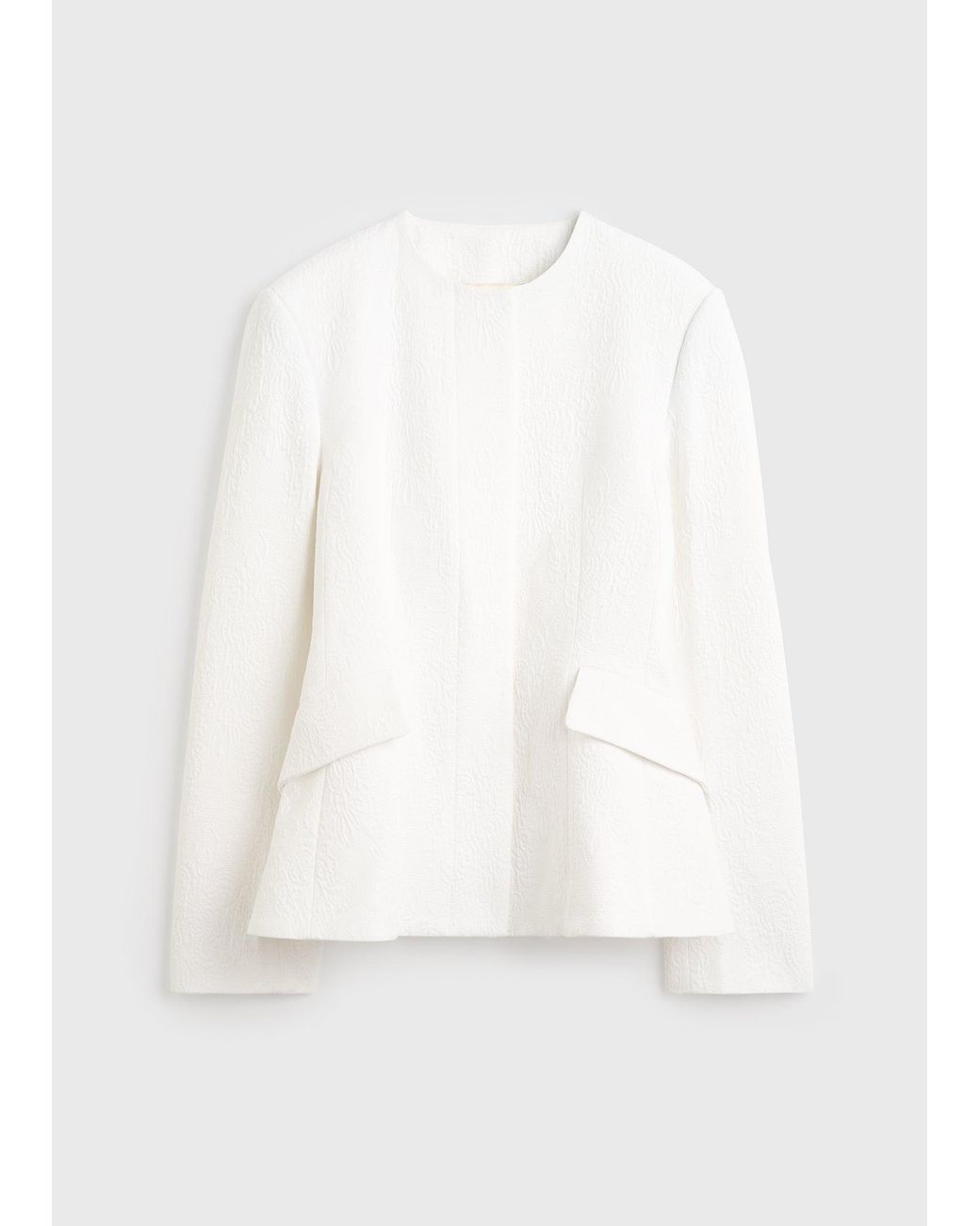 Totême Blue Jacquard Cotton Jacket