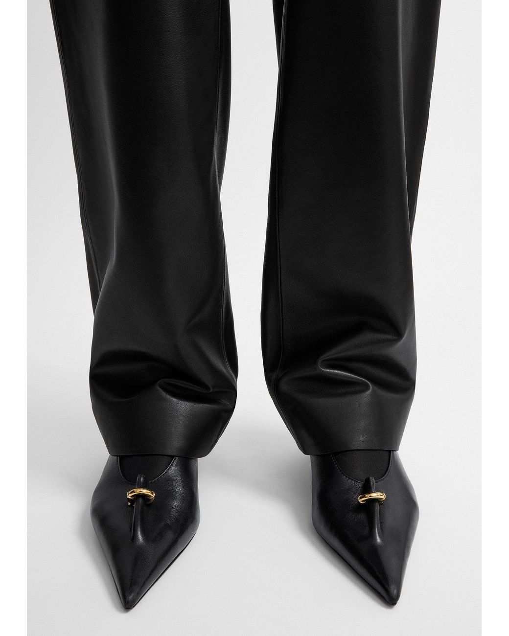 Totême White Pierced Nappa Pumps