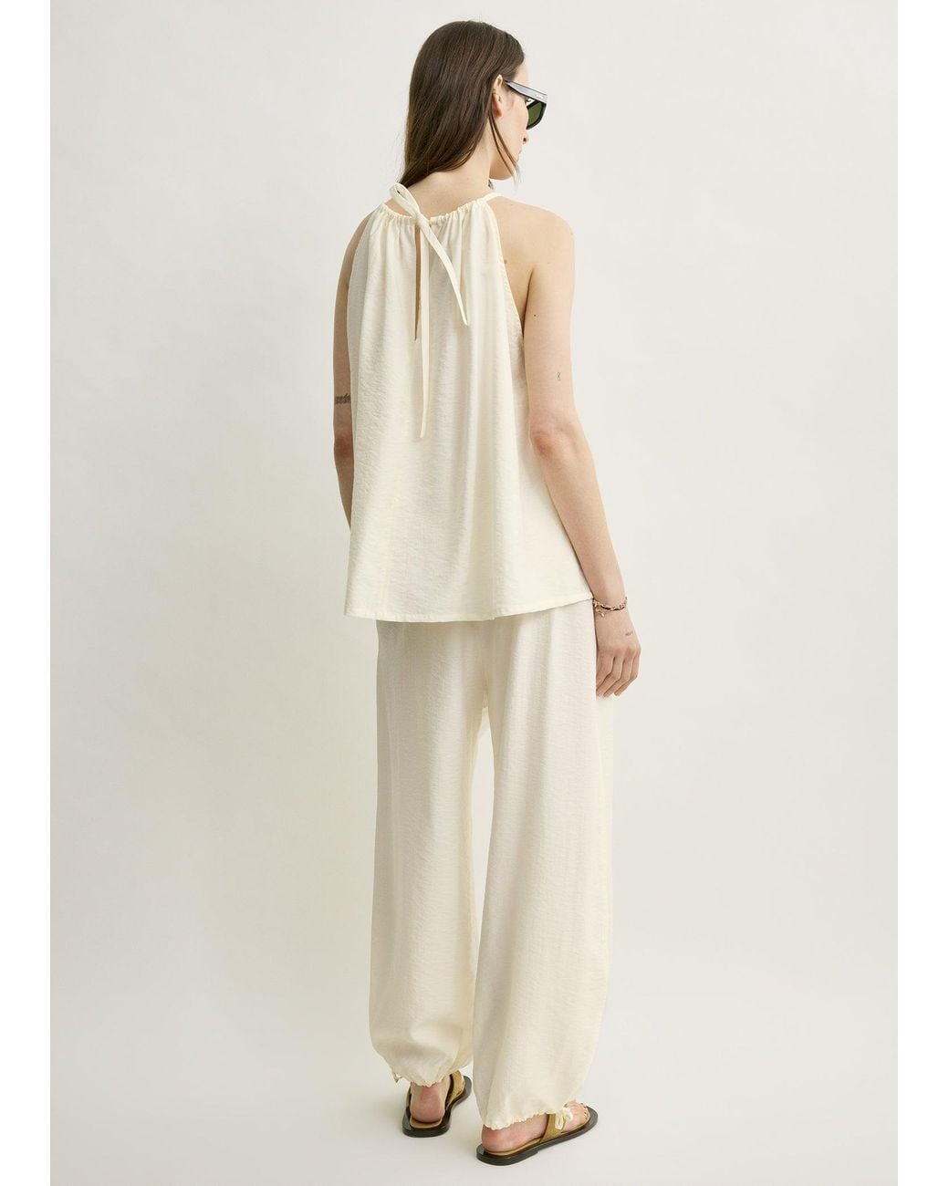 Totême Natural Parachute Halter Top