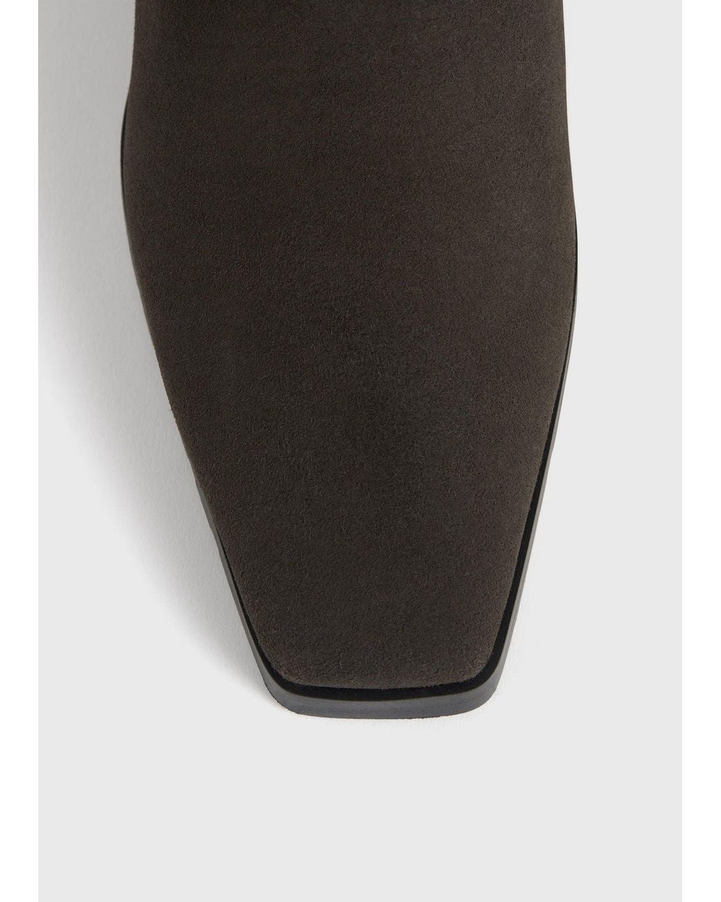 Totême Black Fold-Down Shearling Boots