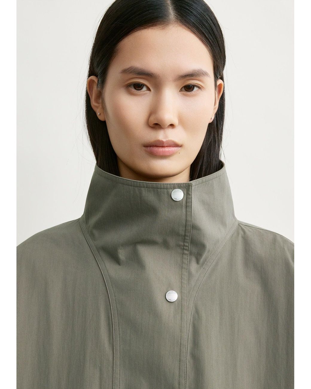 Totême Green Summer Parachute Jacket