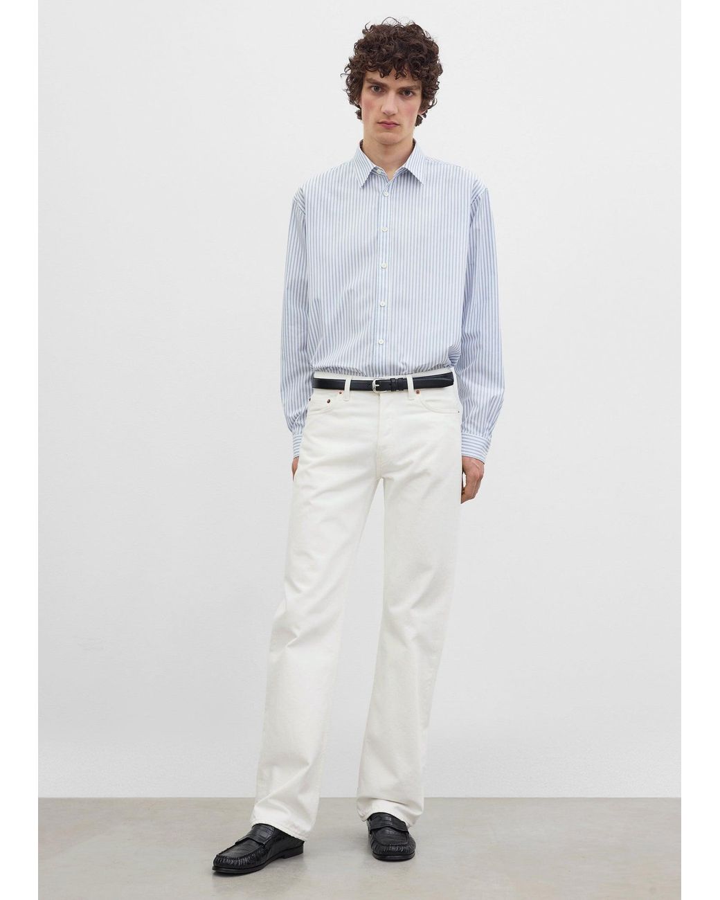 Totême White Straight Denim for men