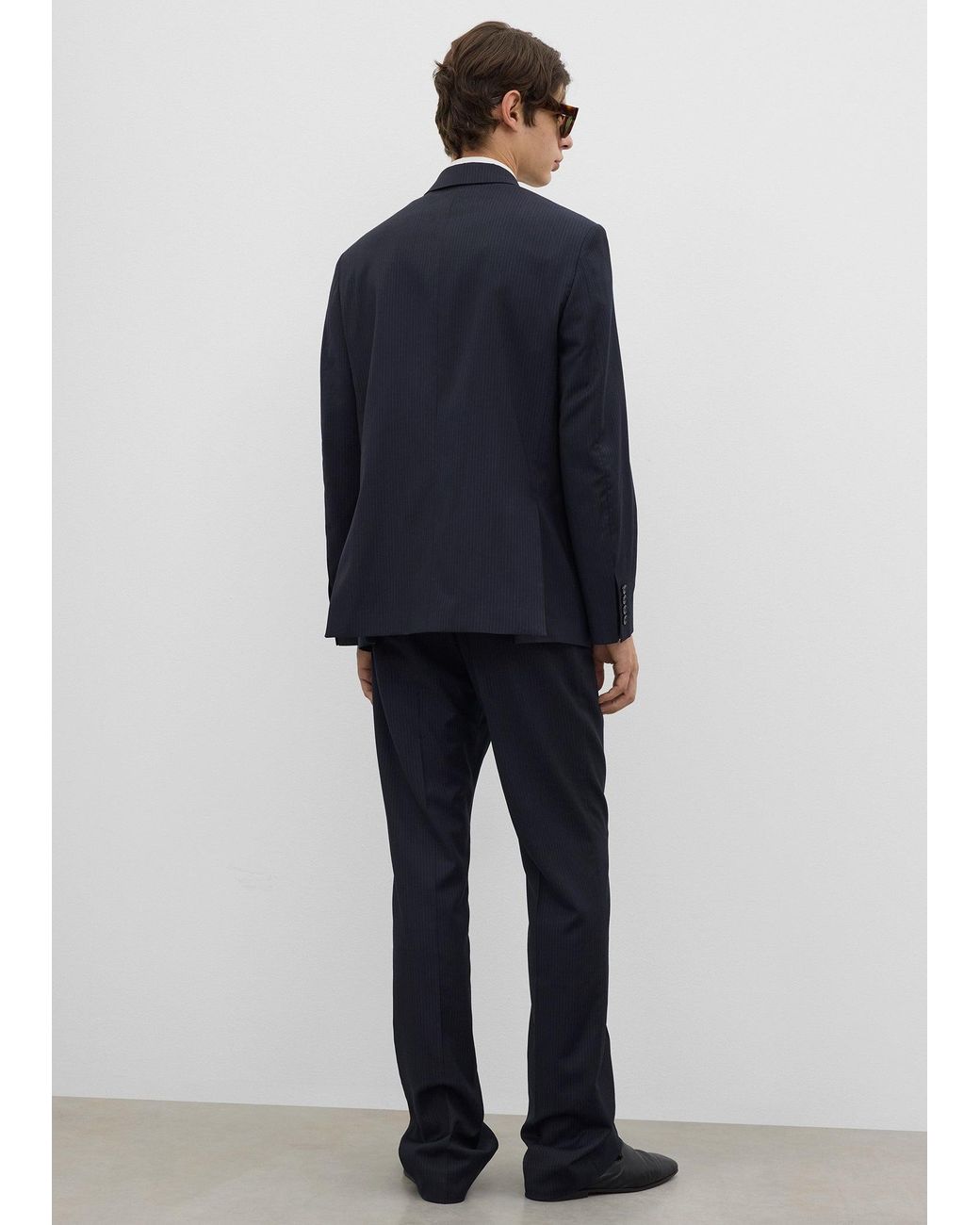 Totême Blue Boxy Db Jacket for men