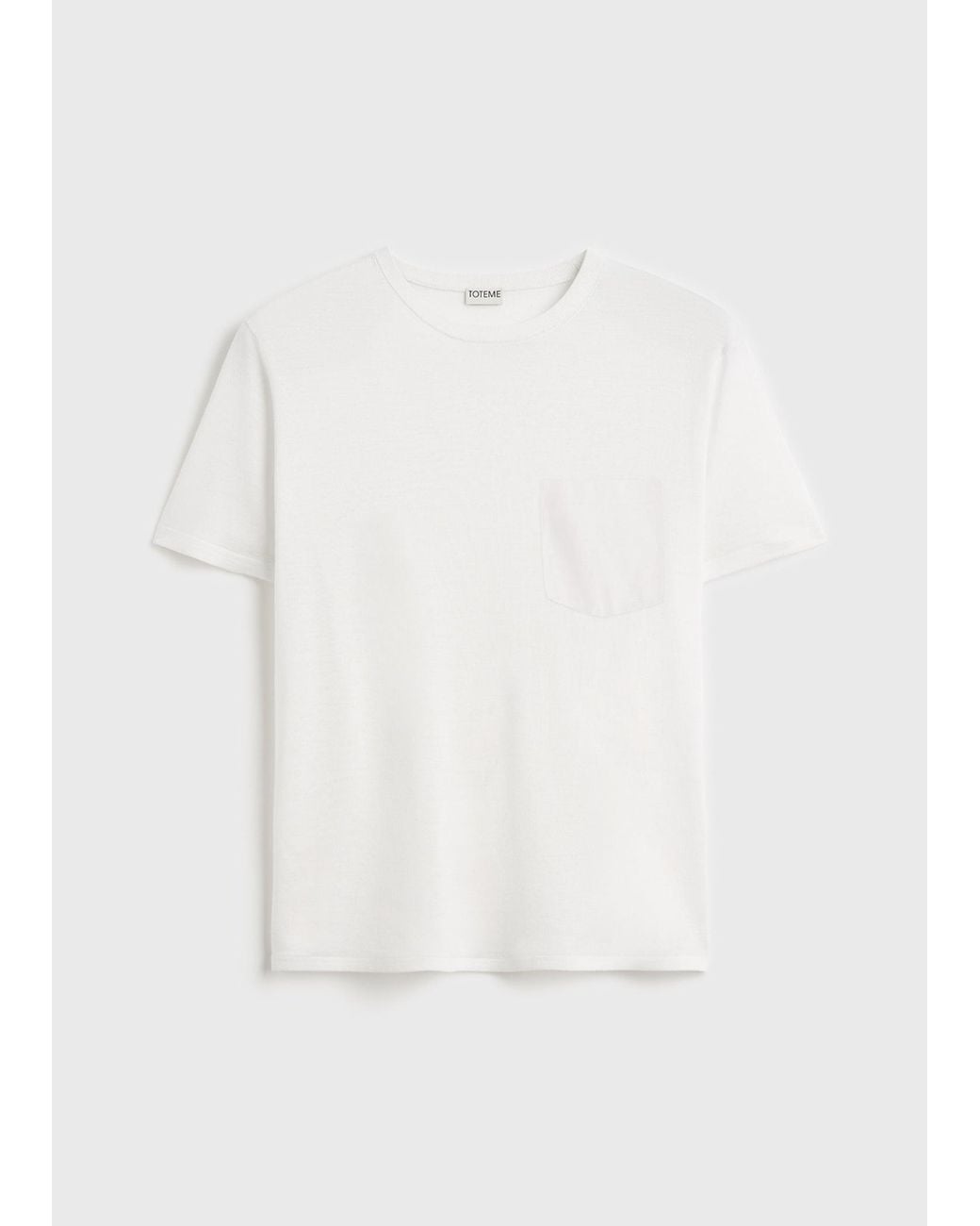 Totême  White Fine T-Shirt for men