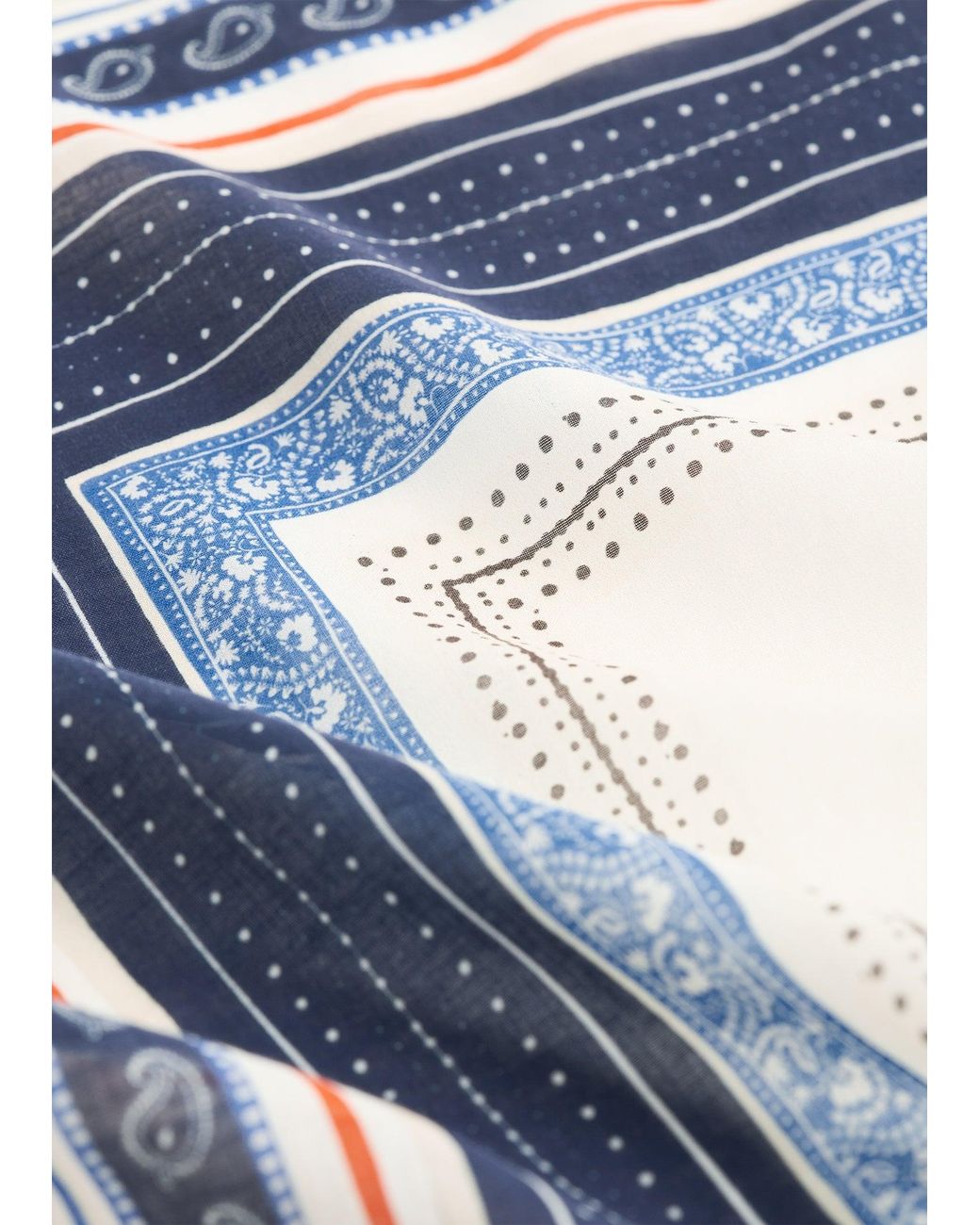 Totême Blue Collector Sarong Ecru