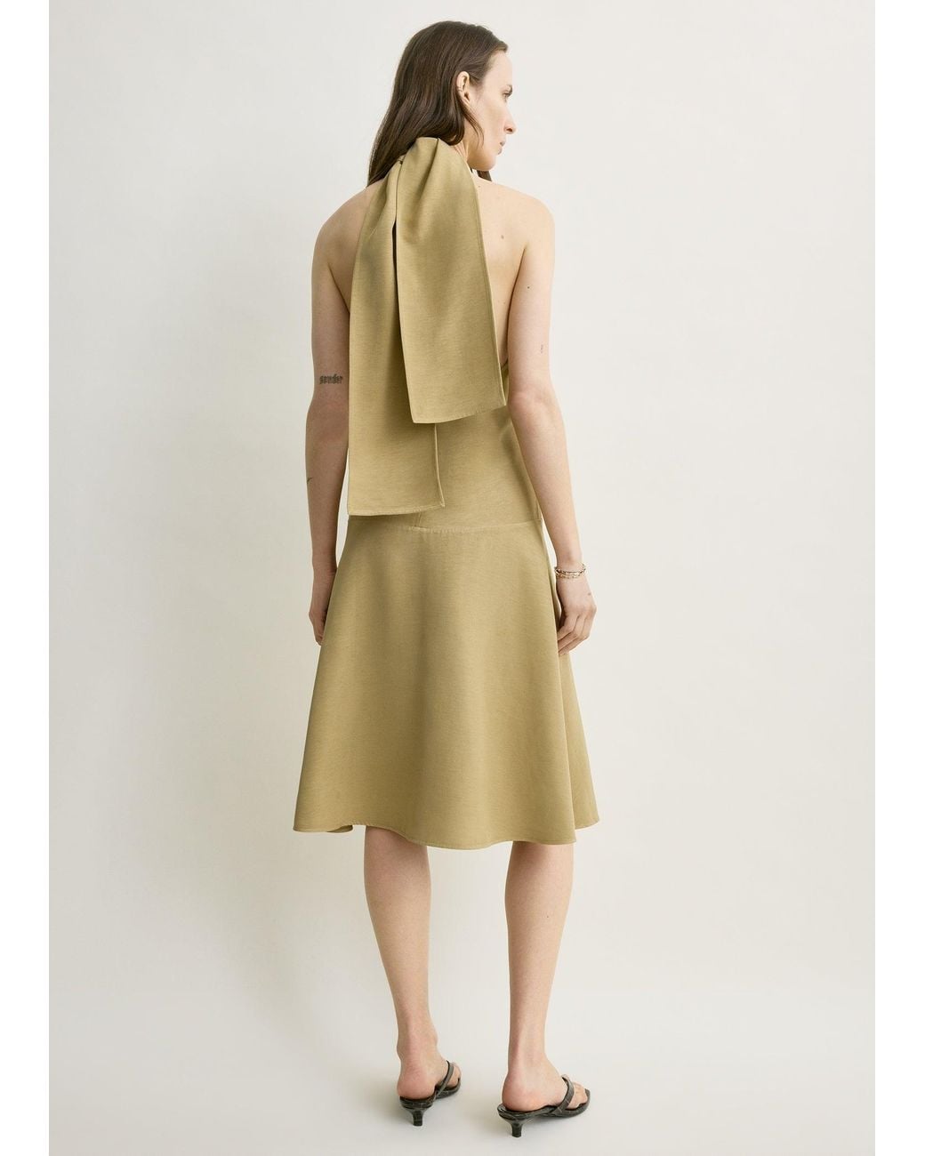 Totême Natural Twist Halter Dress