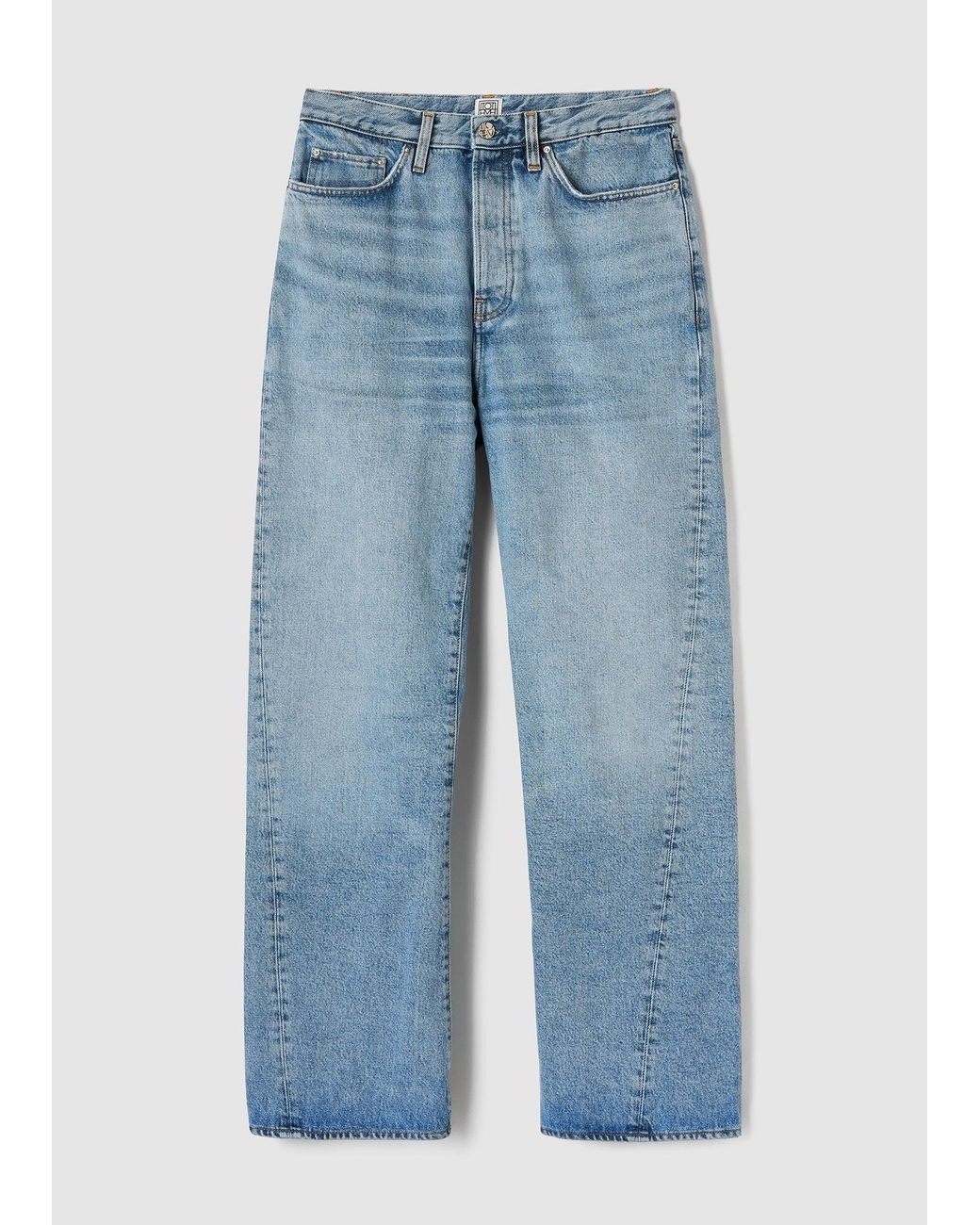 Totême Blue Twisted Seam Denim Full Length