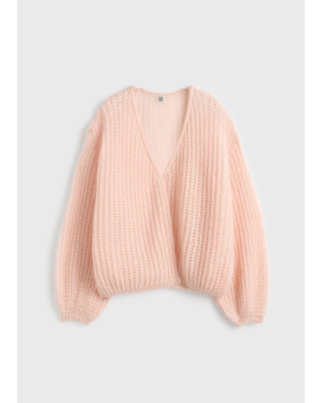 Totême Pink Puffed Cardigan