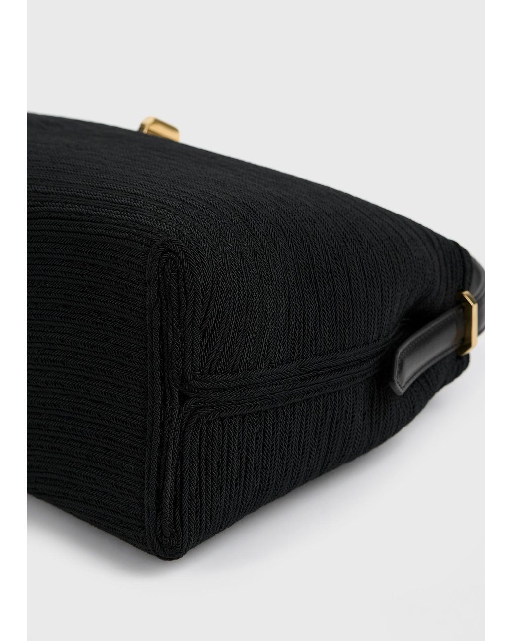 Totême Black T-Lock Rope Top Handle