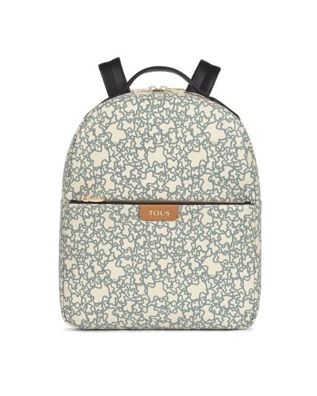 Tous Beige And Black Kaos Mini Backpack in Natural | Lyst