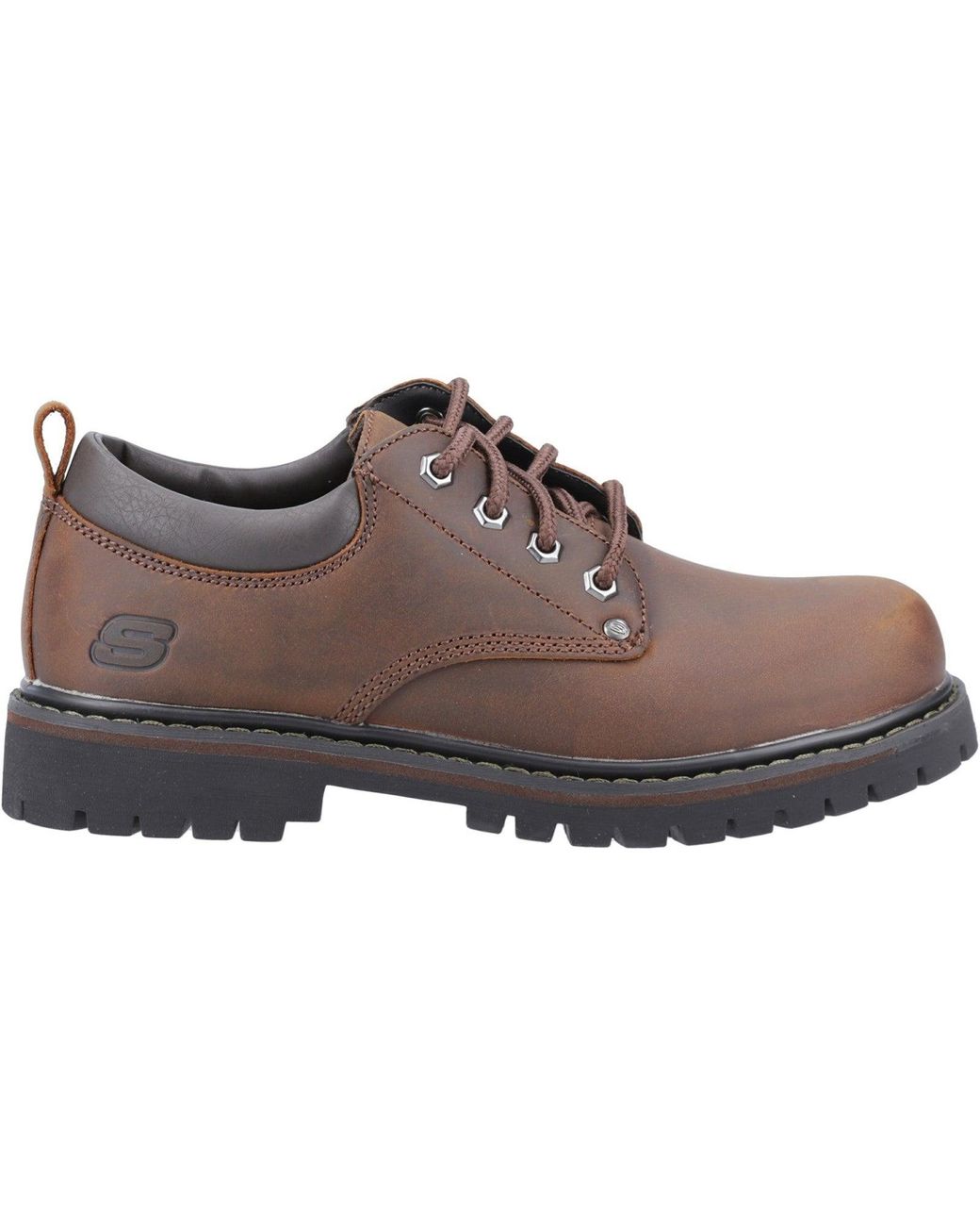 Skechers Brown Tom Cats 6618-Cdb Dark Lace Up Shoes for men