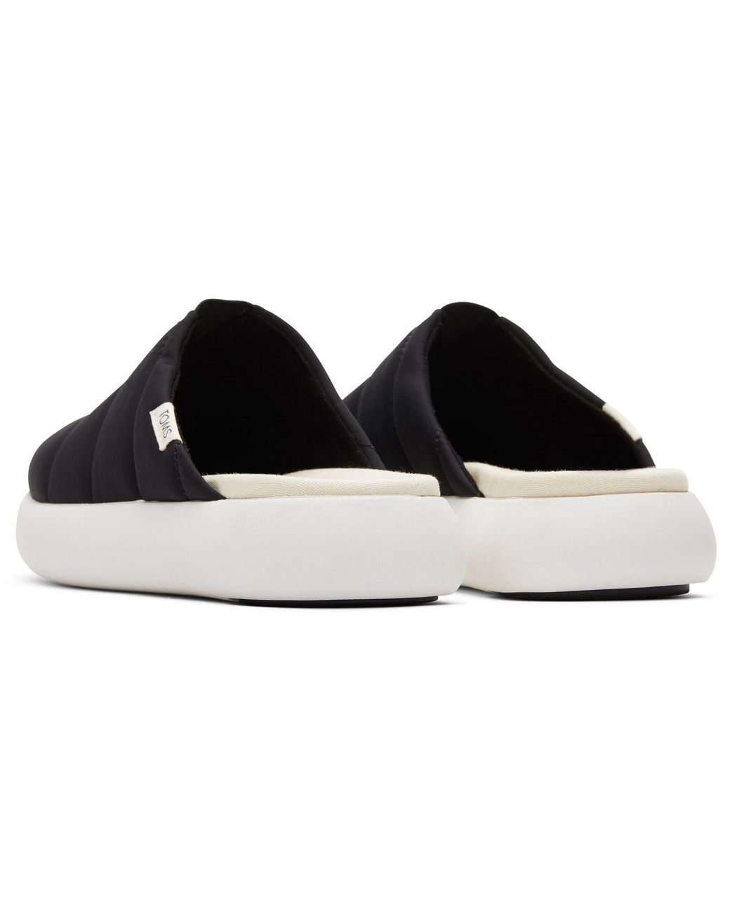 TOMS Black Alpargata Mallow Nylon Mules