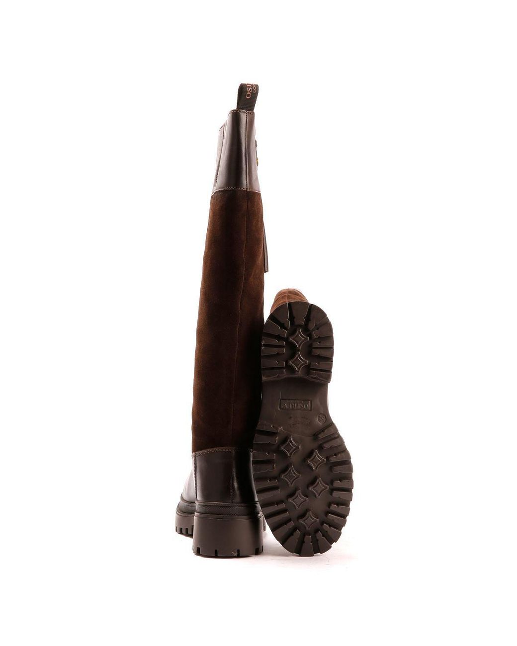 Osprey Brown The Bramble Tall Leather Chocolate Burnish Boots
