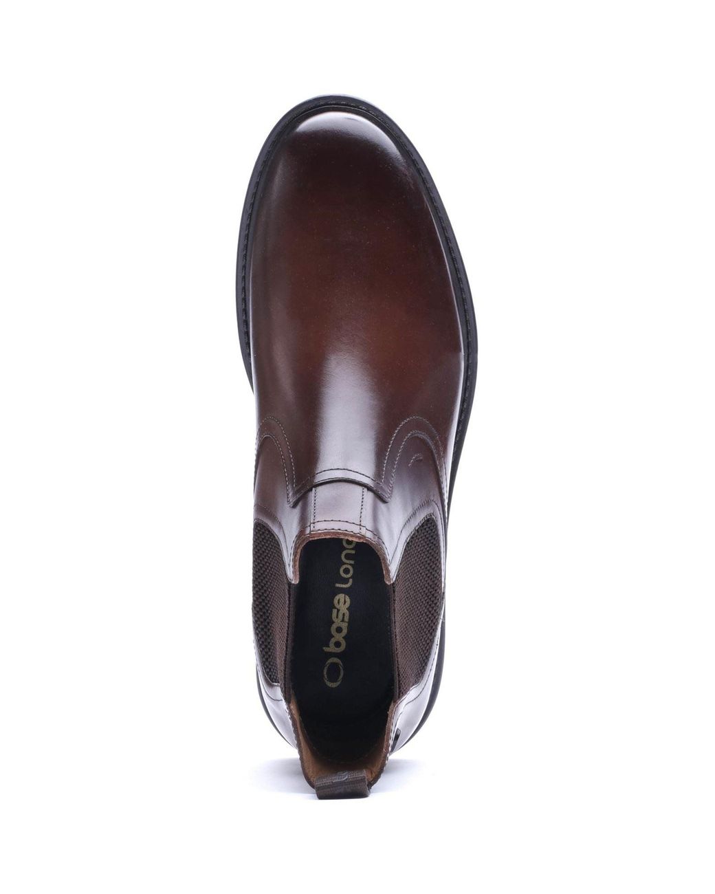 Base London Purple Smith Leather Boots for men