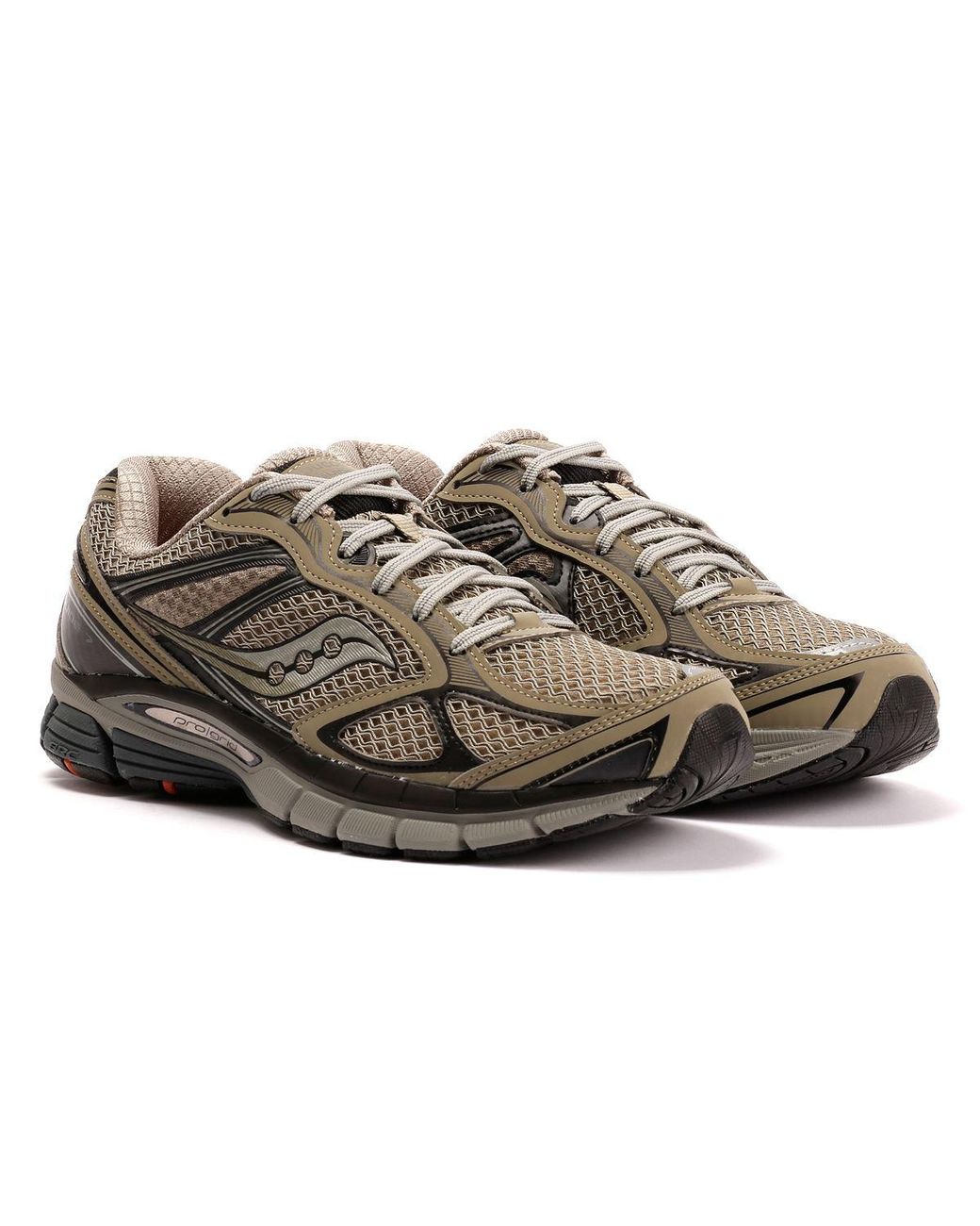 Saucony Gray Progrid Guide 7 Trek/Sage Trainers for men