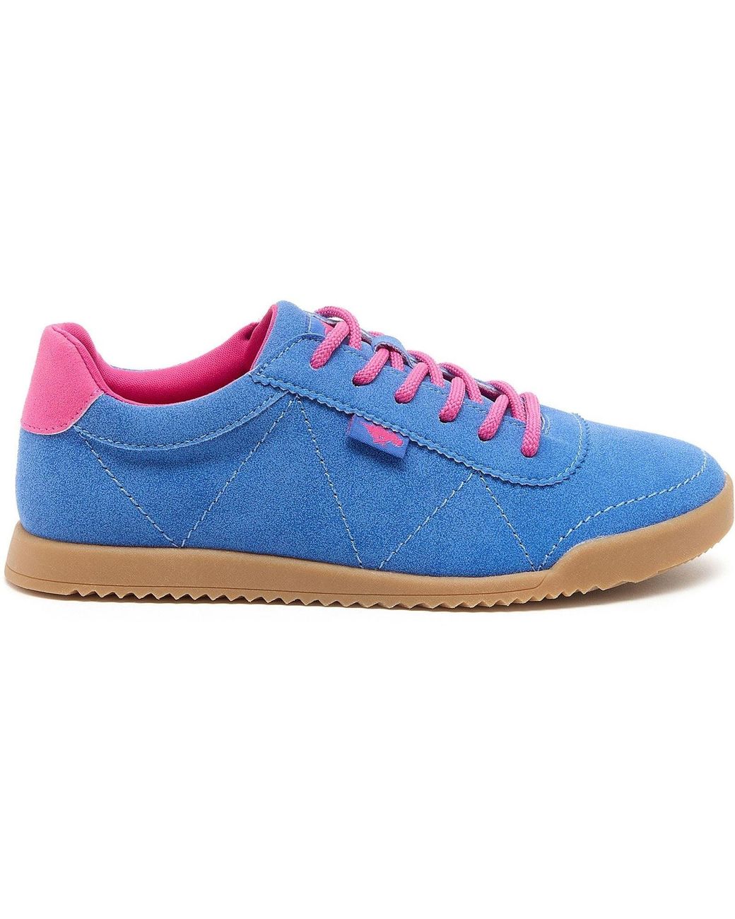 Rocket Dog Blue Bertie Pella Textile Trainers