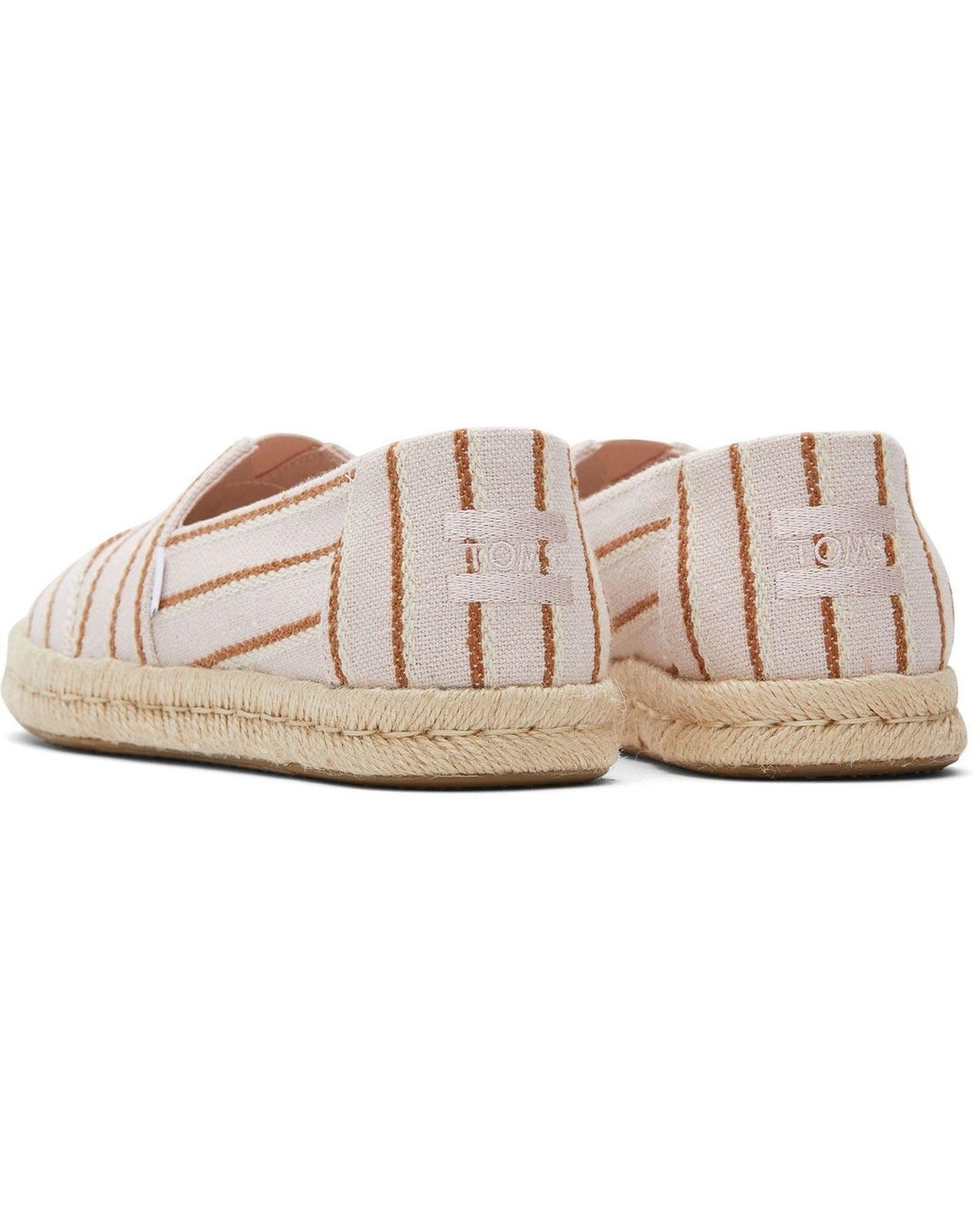 TOMS Pink Alpargata Rope 2.0 100% Cotton Ballet Espadrilles