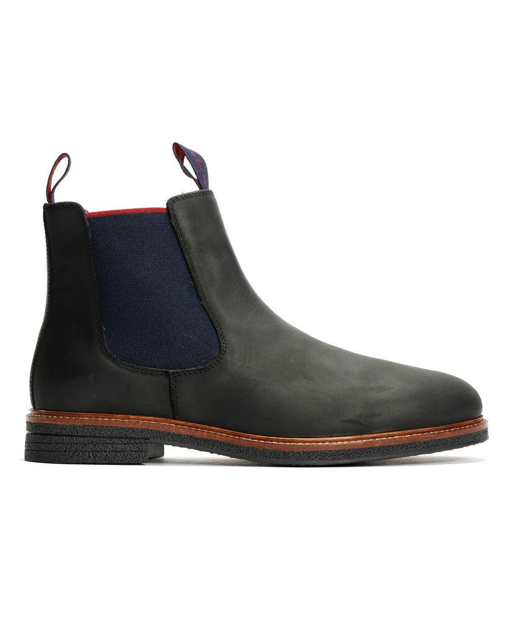 Ben Sherman Blue Walker Chelsea Leather Boots for men