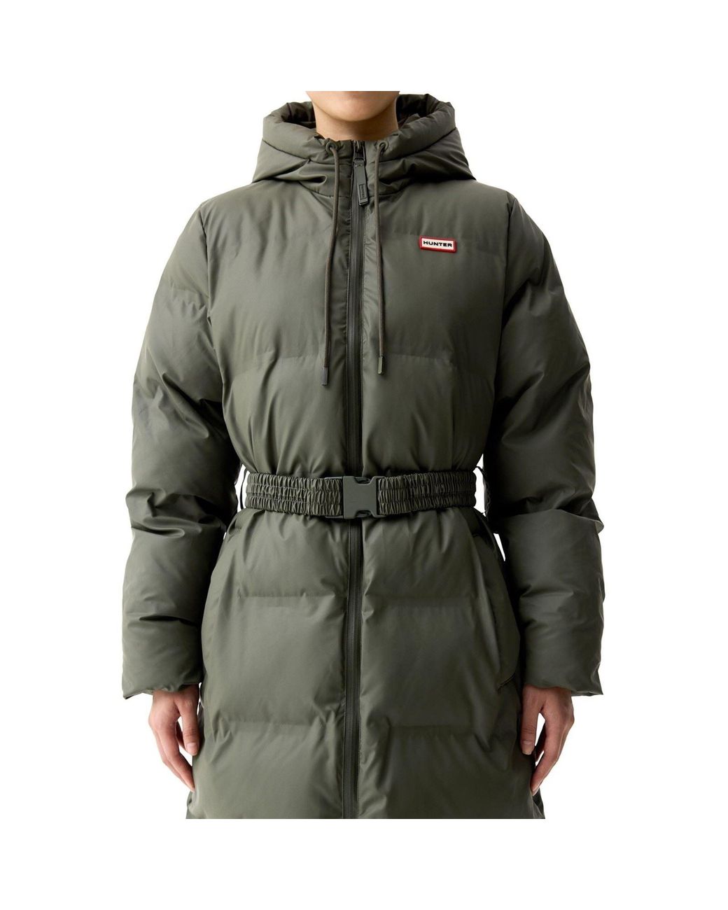 Hunter Green Hutchison Sonic Long Puffer Jacket