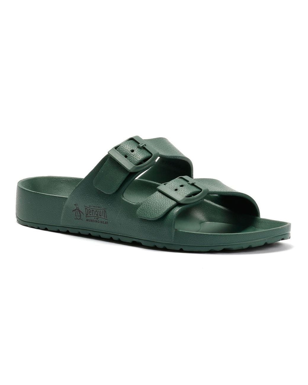 Original Penguin Green Eden Forest Sandals for men
