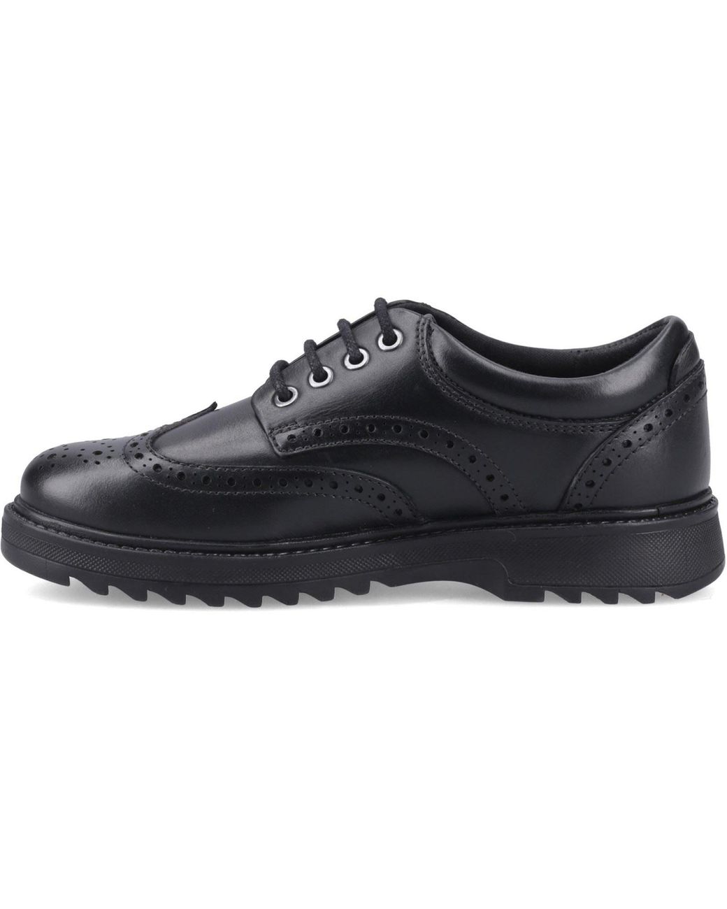 Hush Puppies Black Romeo Snr2 Leather Brogues for men