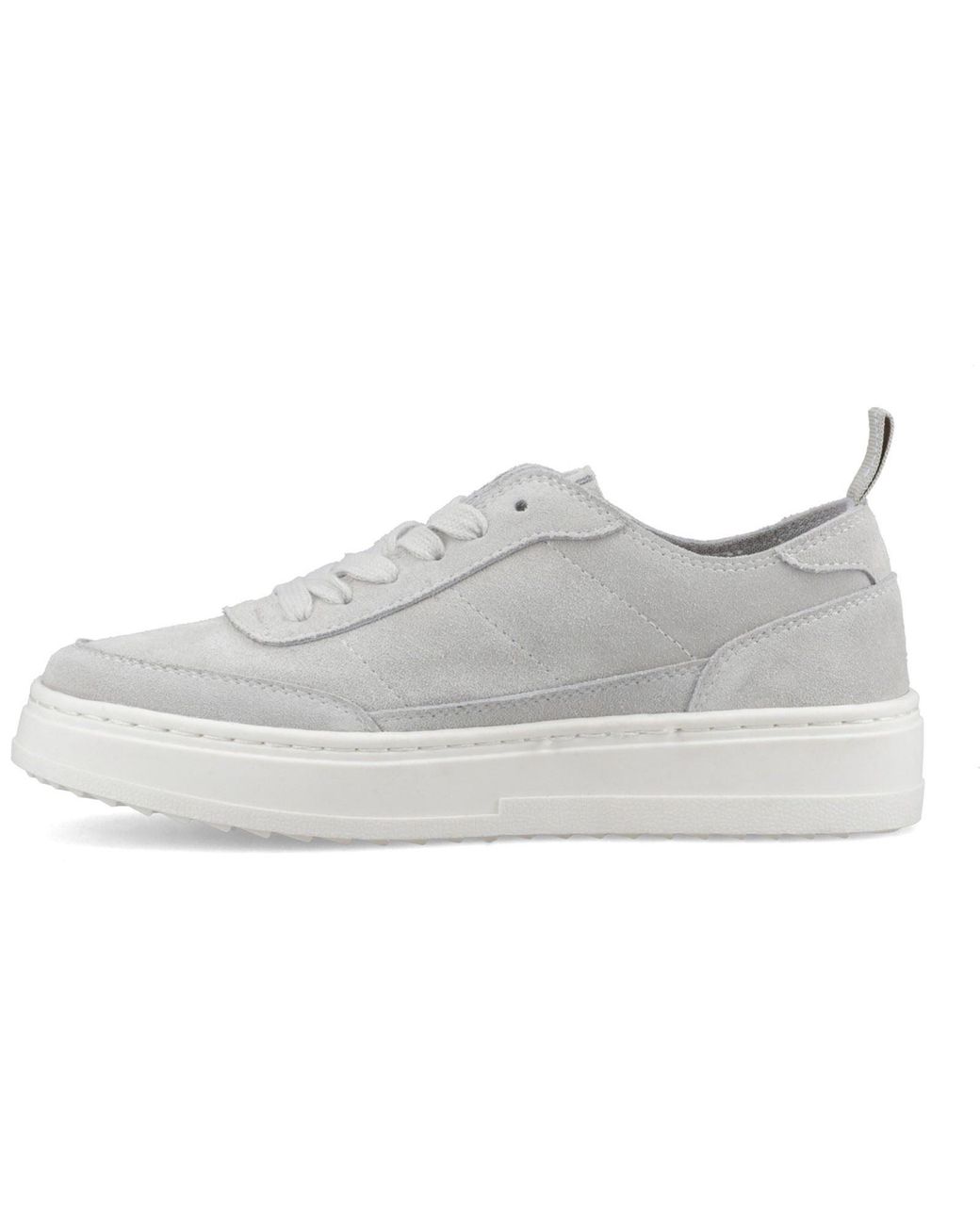 Hush Puppies Gray Nesta Leather Standard Trainers
