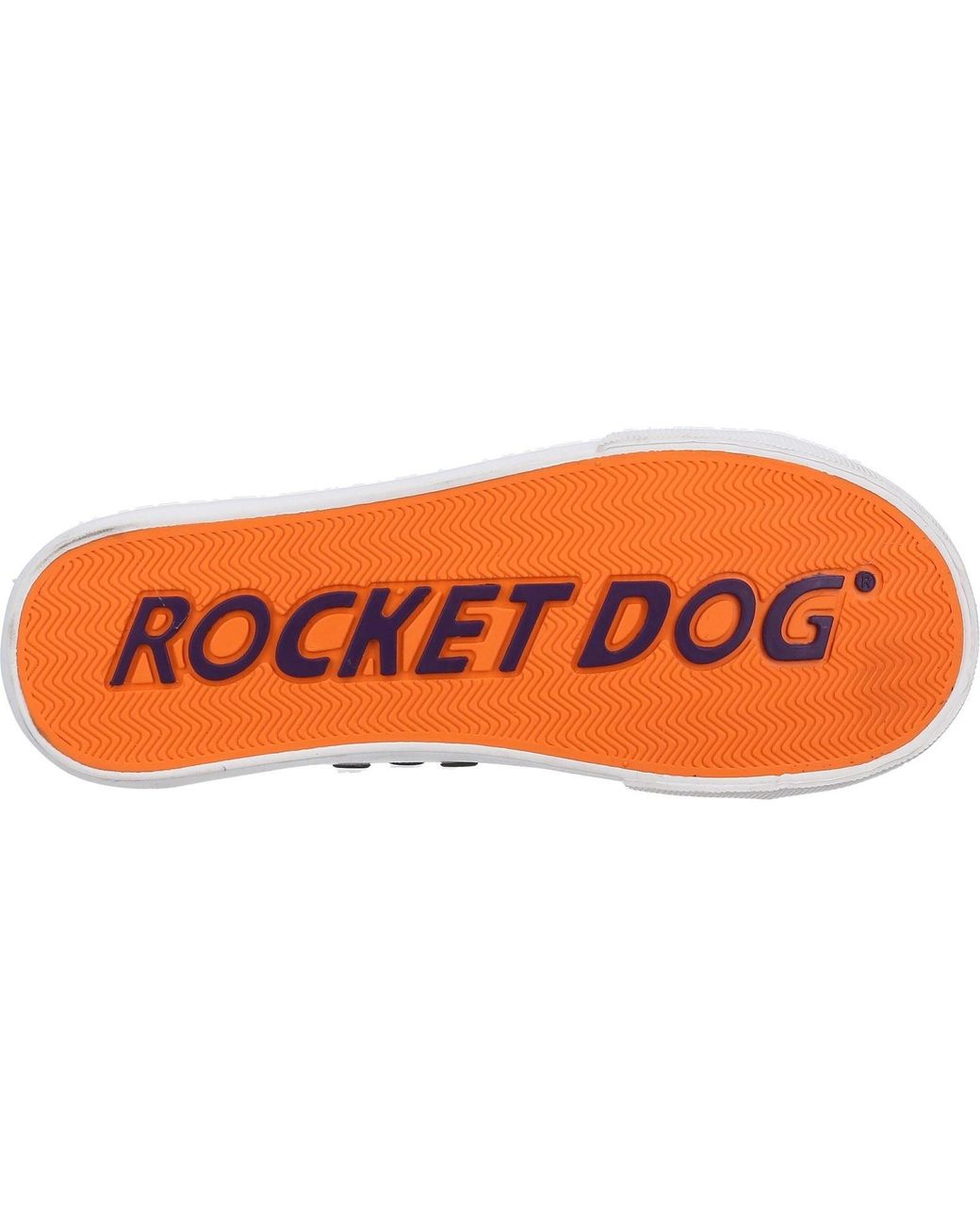 Rocket Dog White Jazzin 12A Canvas Cotton Trainers