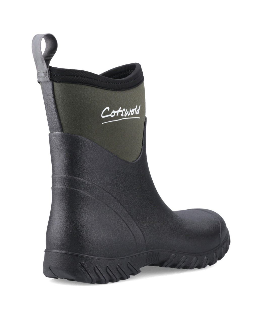 Cotswold Gray Winfield Short Rubber Wellington Boots for men