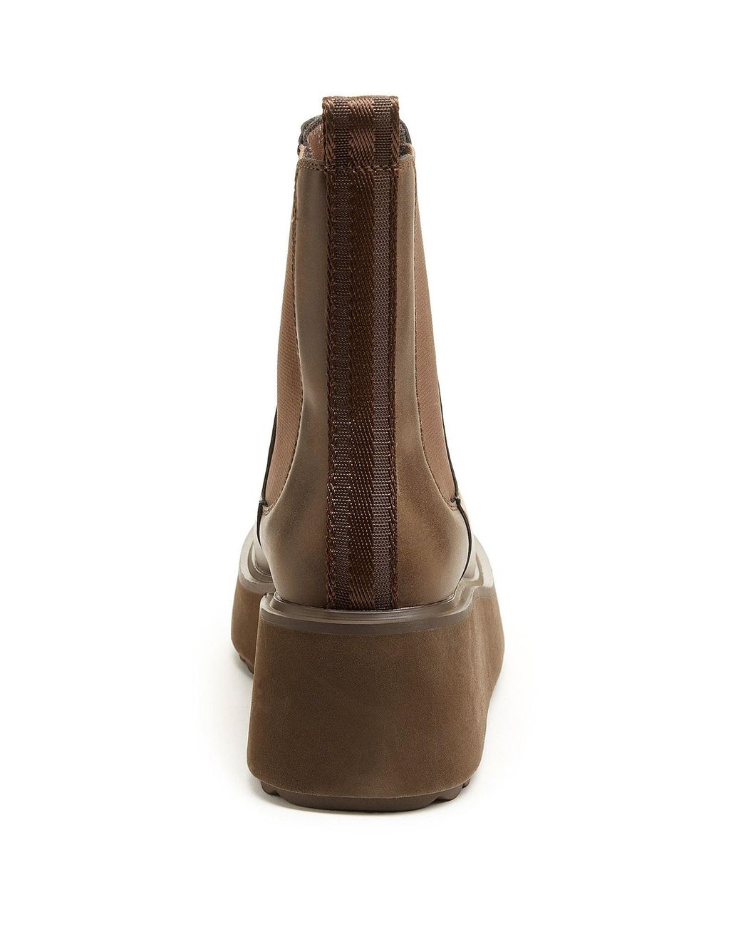 Rocket Dog Brown Heyday Synthetic Dark Flat Chelsea Boots