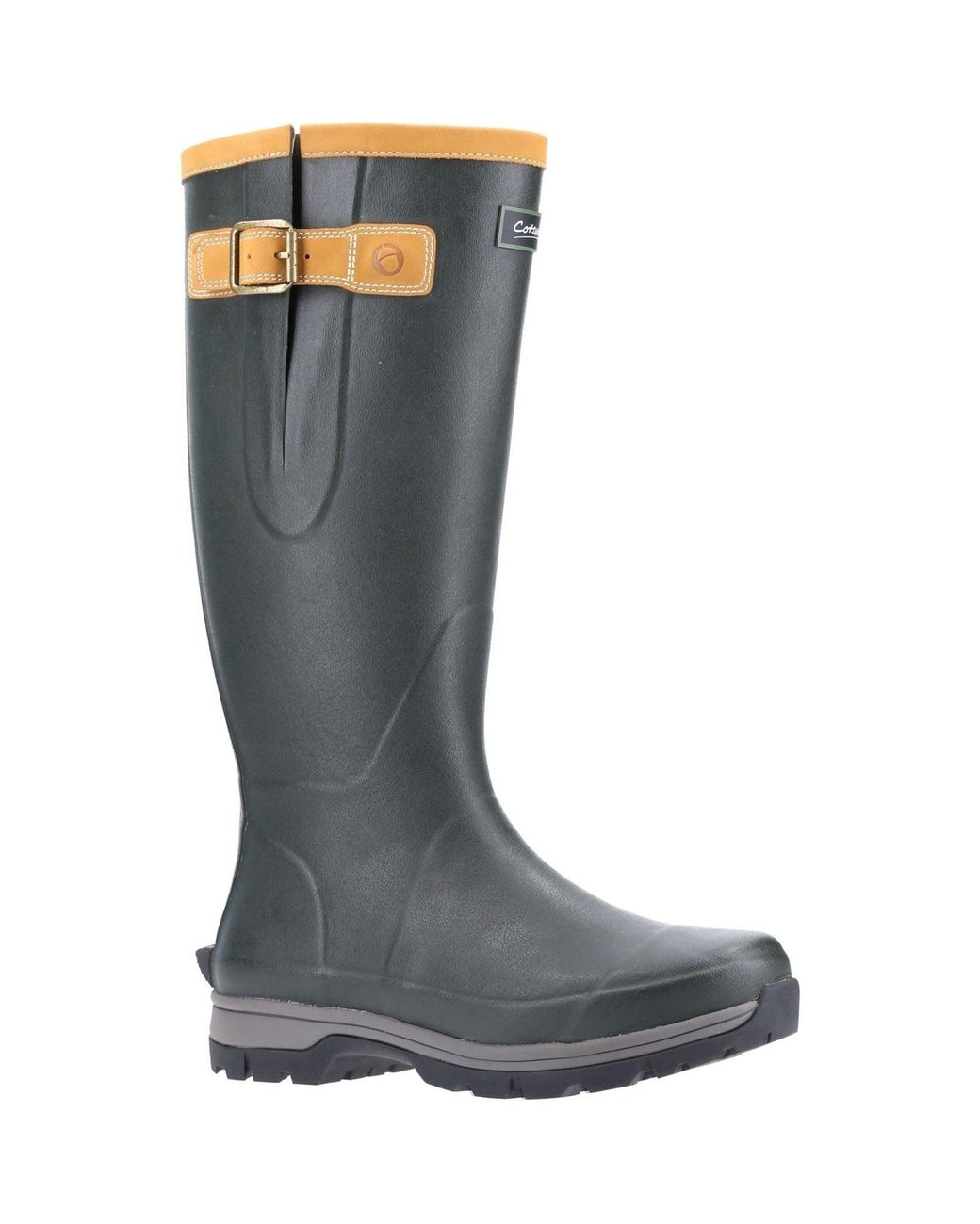 Cotswold Gray Stratus Rubber Wellington Boots