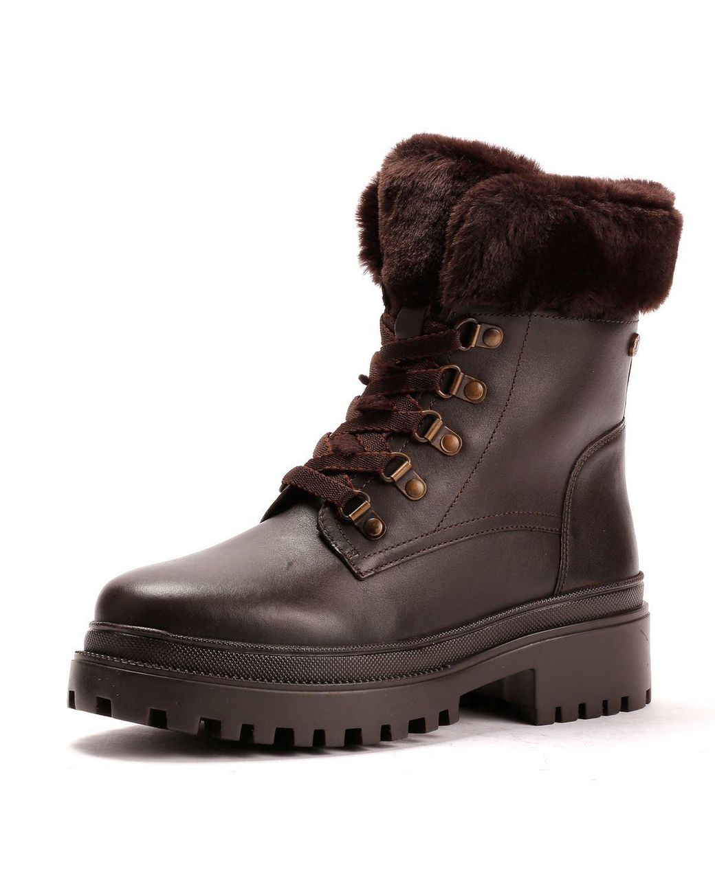 Osprey Blue The Budapest Leather Chocolate Boots