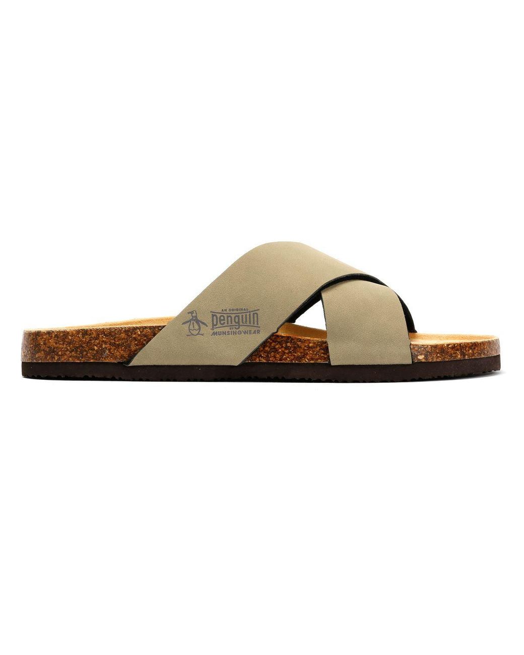 Original Penguin Brown Pack Sand Sandals for men