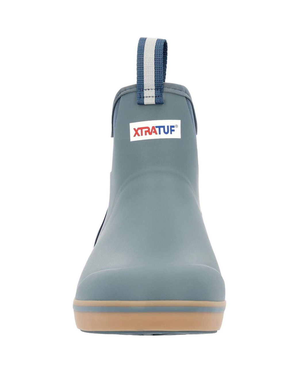 XtraTuf Blue Ankle Deck Rubber Stormy Wellington Boots