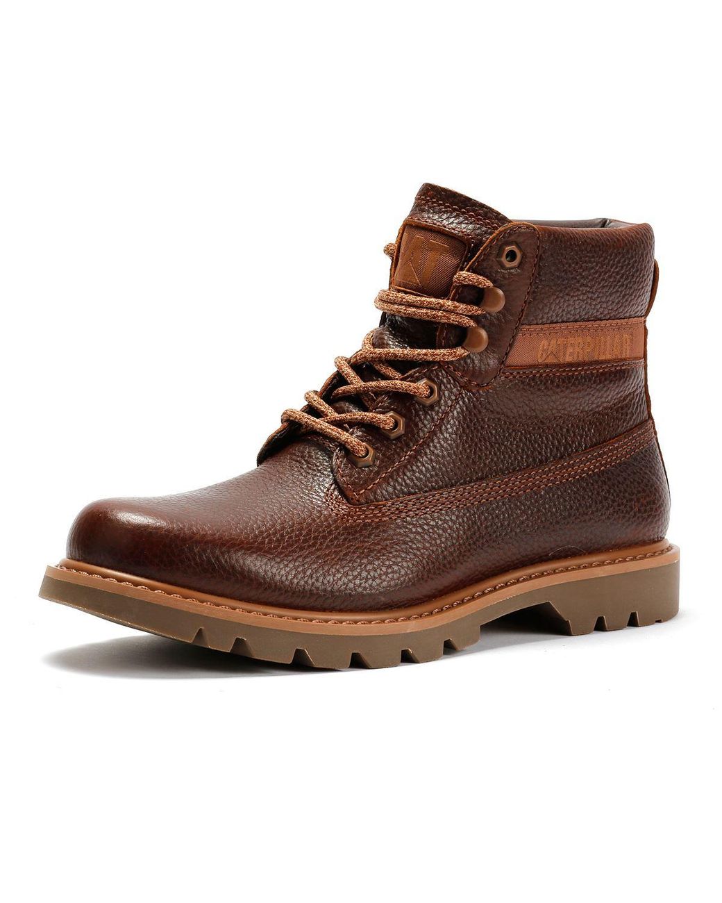 Caterpillar Brown Colorado 2.0 Leather Glazed Ginger Boots for men